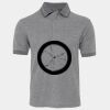 JB's  BIRDS EYE POLO   CHARCOAL - S Thumbnail