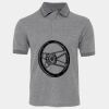 JB's  BIRDS EYE POLO   CHARCOAL - S Thumbnail