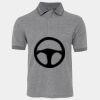 JB's  BIRDS EYE POLO   CHARCOAL - S Thumbnail