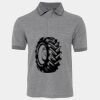 JB's  BIRDS EYE POLO   CHARCOAL - S Thumbnail