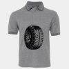 JB's  BIRDS EYE POLO   CHARCOAL - S Thumbnail