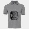 JB's  BIRDS EYE POLO   CHARCOAL - S Thumbnail