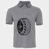 JB's  BIRDS EYE POLO   CHARCOAL - S Thumbnail