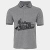 JB's  BIRDS EYE POLO   CHARCOAL - S Thumbnail