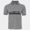 JB's  BIRDS EYE POLO   CHARCOAL - S Thumbnail
