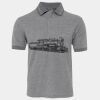 JB's  BIRDS EYE POLO   CHARCOAL - S Thumbnail
