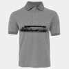 JB's  BIRDS EYE POLO   CHARCOAL - S Thumbnail