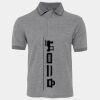 JB's  BIRDS EYE POLO   CHARCOAL - S Thumbnail