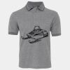 JB's  BIRDS EYE POLO   CHARCOAL - S Thumbnail