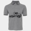 JB's  BIRDS EYE POLO   CHARCOAL - S Thumbnail