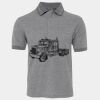 JB's  BIRDS EYE POLO   CHARCOAL - S Thumbnail