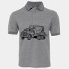 JB's  BIRDS EYE POLO   CHARCOAL - S Thumbnail
