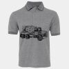 JB's  BIRDS EYE POLO   CHARCOAL - S Thumbnail
