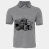 JB's  BIRDS EYE POLO   CHARCOAL - S Thumbnail
