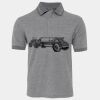 JB's  BIRDS EYE POLO   CHARCOAL - S Thumbnail