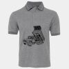 JB's  BIRDS EYE POLO   CHARCOAL - S Thumbnail