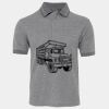 JB's  BIRDS EYE POLO   CHARCOAL - S Thumbnail