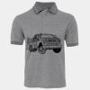 JB's  BIRDS EYE POLO   CHARCOAL - S Thumbnail