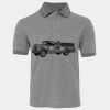 JB's  BIRDS EYE POLO   CHARCOAL - S Thumbnail