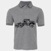JB's  BIRDS EYE POLO   CHARCOAL - S Thumbnail