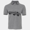 JB's  BIRDS EYE POLO   CHARCOAL - S Thumbnail