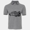 JB's  BIRDS EYE POLO   CHARCOAL - S Thumbnail