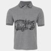 JB's  BIRDS EYE POLO   CHARCOAL - S Thumbnail