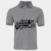 JB's  BIRDS EYE POLO   CHARCOAL - S Thumbnail