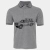 JB's  BIRDS EYE POLO   CHARCOAL - S Thumbnail