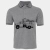 JB's  BIRDS EYE POLO   CHARCOAL - S Thumbnail