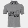 JB's  BIRDS EYE POLO   CHARCOAL - S Thumbnail