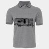 JB's  BIRDS EYE POLO   CHARCOAL - S Thumbnail
