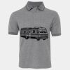 JB's  BIRDS EYE POLO   CHARCOAL - S Thumbnail