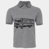 JB's  BIRDS EYE POLO   CHARCOAL - S Thumbnail