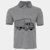JB's  BIRDS EYE POLO   CHARCOAL - S Thumbnail