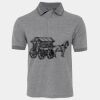 JB's  BIRDS EYE POLO   CHARCOAL - S Thumbnail