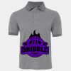 JB's  BIRDS EYE POLO   CHARCOAL - S Thumbnail