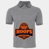 JB's  BIRDS EYE POLO   CHARCOAL - S Thumbnail