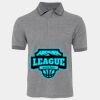 JB's  BIRDS EYE POLO   CHARCOAL - S Thumbnail