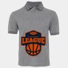JB's  BIRDS EYE POLO   CHARCOAL - S Thumbnail