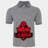 JB's  BIRDS EYE POLO   CHARCOAL - S Thumbnail