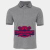 JB's  BIRDS EYE POLO   CHARCOAL - S Thumbnail