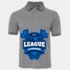 JB's  BIRDS EYE POLO   CHARCOAL - S Thumbnail