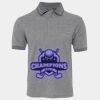 JB's  BIRDS EYE POLO   CHARCOAL - S Thumbnail