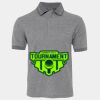 JB's  BIRDS EYE POLO   CHARCOAL - S Thumbnail