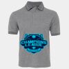 JB's  BIRDS EYE POLO   CHARCOAL - S Thumbnail