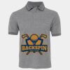 JB's  BIRDS EYE POLO   CHARCOAL - S Thumbnail