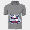 JB's  BIRDS EYE POLO   CHARCOAL - S Thumbnail