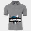 JB's  BIRDS EYE POLO   CHARCOAL - S Thumbnail