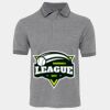 JB's  BIRDS EYE POLO   CHARCOAL - S Thumbnail